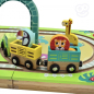 Plansza Zoo z kolejką i zwierzątkami / Tooky toy Plansza Zoo z kolejką i zwierzątkami / Tooky toy