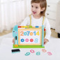 Edukacyjna tablica + 18 magnetycznych elementów / Tooky toy