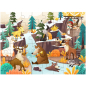 Puzzle z woreczkiem Alpejskie zwierzęta 49 el. / Tooky toy Puzzle z woreczkiem Alpejskie zwierzęta 49 el. / Tooky toy
