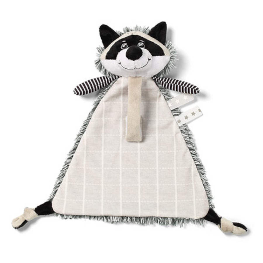 Przytulanka z zawieszką do smoczka Racoon Rocky / Babyono Przytulanka z zawieszką do smoczka Racoon Rocky / Babyono