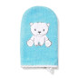 Myjka do kąpieli bambusowa Niebieska / Babyono Myjka do kąpieli bambusowa Niebieska / Babyono