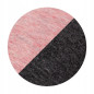 Prześcieradło do gondoli (73-80 x 30-37) 2 szt. Dark Grey + Pink / Ceba Baby