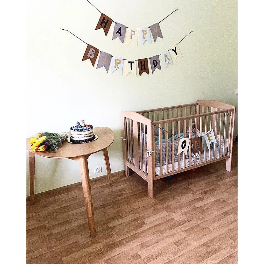 Łóżeczko dziecięce Qu Naturalne 120x60 cm / YappyKids