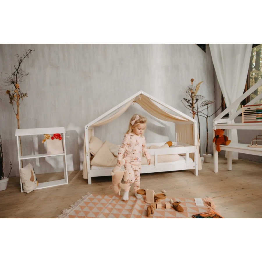 Łóżeczko młodzieżowe Hytte Białe 160x80 cm / YappyKids