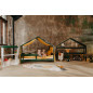 Półka Hus Zielona 65x85 cm / YappyKids Półka Hus Zielona 65x85 cm / YappyKids