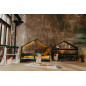 Półka Hus Zielona 65x85 cm / YappyKids Półka Hus Zielona 65x85 cm / YappyKids