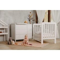 Komoda z przewijakiem Classic Biała / YappyKids