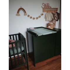 Komoda z przewijakiem Classic Zielona / YappyKids