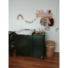 Komoda z przewijakiem Classic Zielona / YappyKids