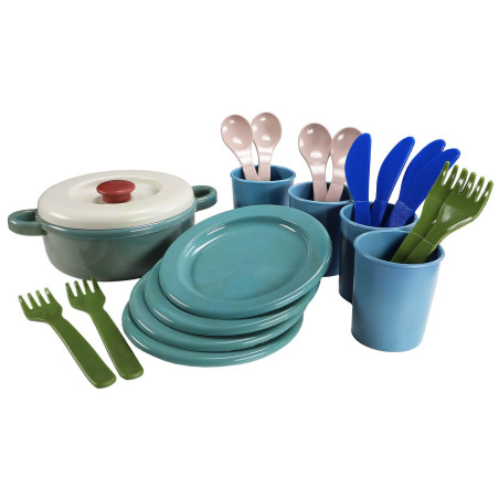 Zestaw obiadowy z recyklingu Green Bean BIOplastik / Dantoy