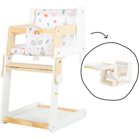 Krzesełko dla lalek ze stoliczkiem 2w1 / Small Foot Design