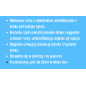 Bidon - niekapek ze słomką 300 ml Niebieski / Bocioland