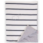 Kocyk bawełniany 100x80 cm Jersey Marin / Childhome