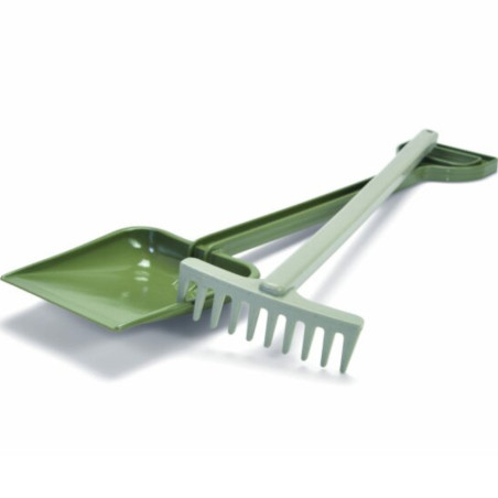 Łopata i grabie z recyklingu Green Bean / Dantoy