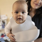 Miękki śliniak z kieszonką i regulacją Różowy / Babyono