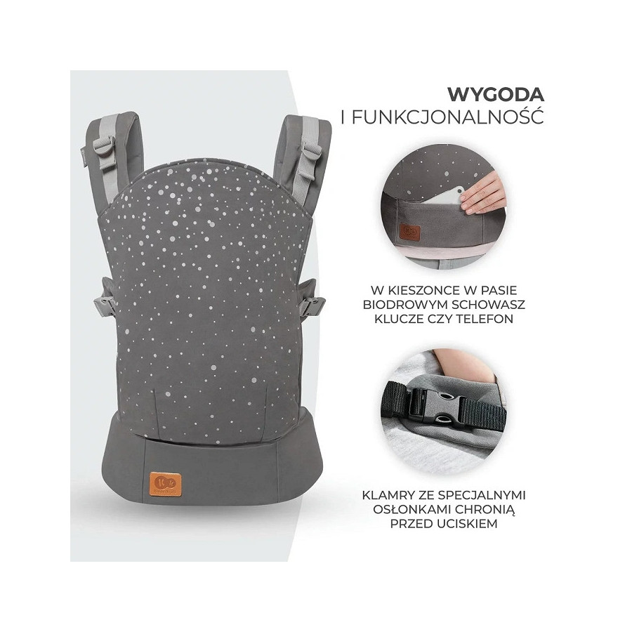 Nosidełko Nino Confetti Grey / Kinderkraft