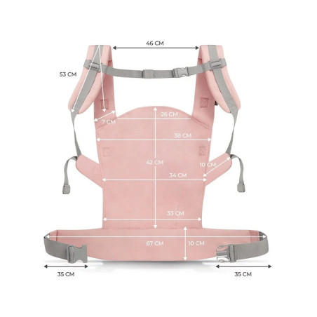 Nosidełko Nino Confetti Pink / Kinderkraft