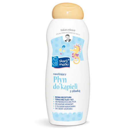 Płyn do kąpieli z oliwką dla niemowląt i dzieci 250 ml / Skarb Matki