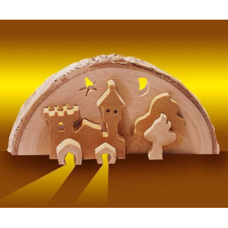 Podświetlana dekoracja świąteczna Zamek / Small Foot Design
