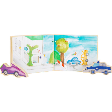 Książeczka z figurkami dla dzieci Policja / Small Foot Design