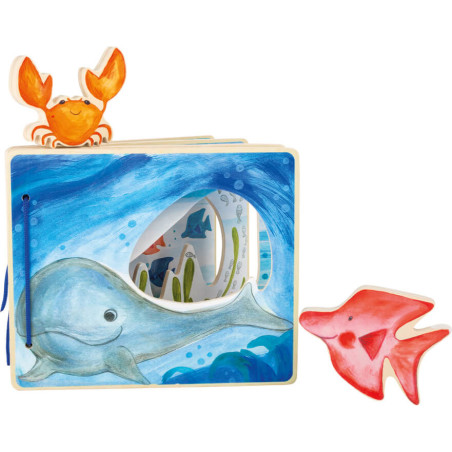 Książeczka z figurkami dla dzieci Podwodny świat / Small Foot Design