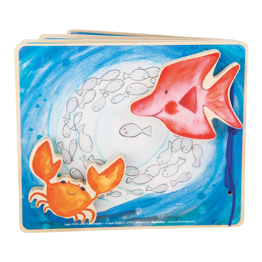 Książeczka z figurkami dla dzieci Podwodny świat / Small Foot Design
