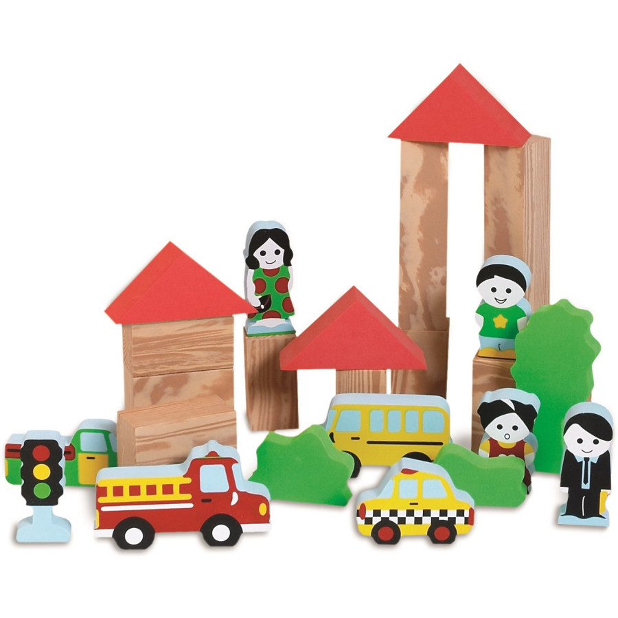 Miękkie klocki Moje Miasto / Edushape Miękkie klocki Moje Miasto / Edushape