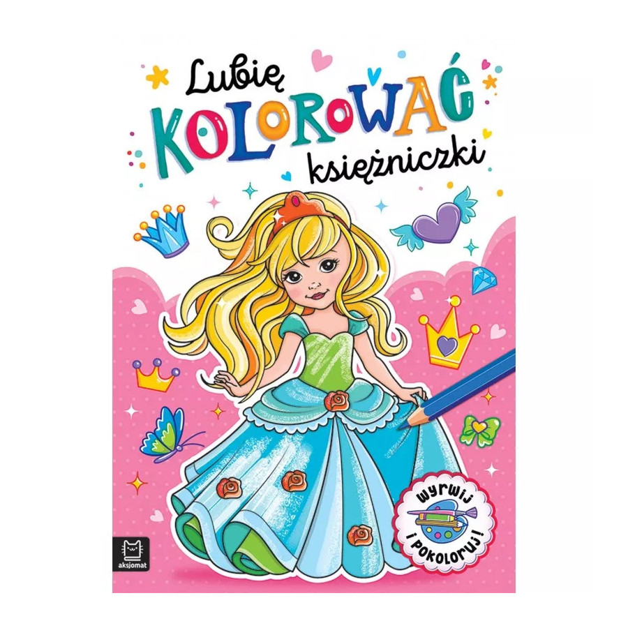 Malowanka Lubię kolorować księżniczki / Aksjomat Malowanka Lubię kolorować księżniczki / Aksjomat