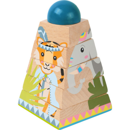 Układanka piramidka Dżungla / Small Foot Design