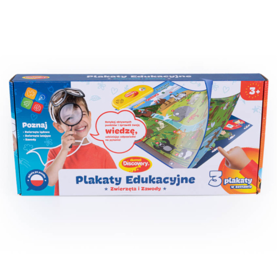 Edukacyjne plakaty Zwierzęta i zawody / Dumel