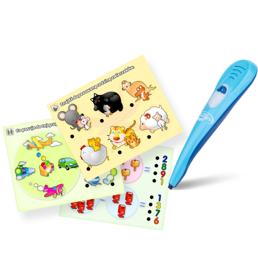 Interaktywny Smart Pen + 100 pytań edukacyjnych / Dumel Interaktywny Smart Pen + 100 pytań edukacyjnych / Dumel