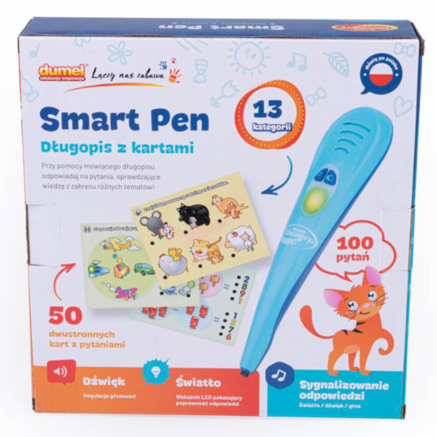 Interaktywny Smart Pen + 100 pytań edukacyjnych / Dumel