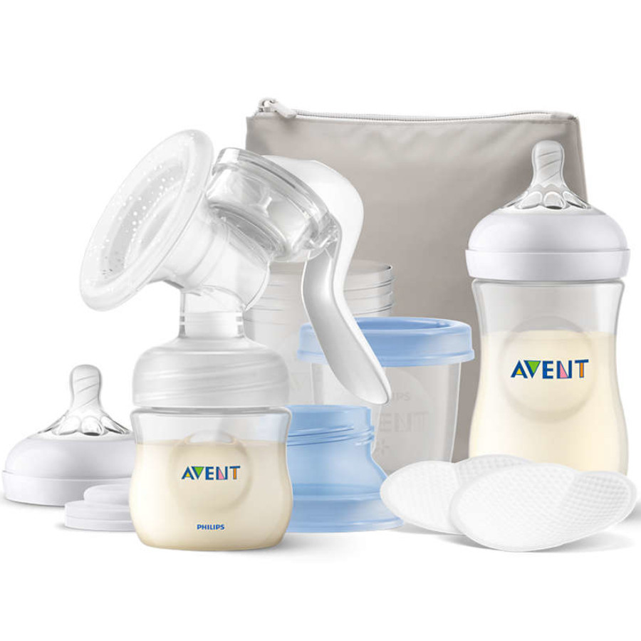 Laktator ręczny z butelką i smoczkiem 8 el. / Philips Avent Laktator ręczny z butelką i smoczkiem 8 el. / Philips Avent