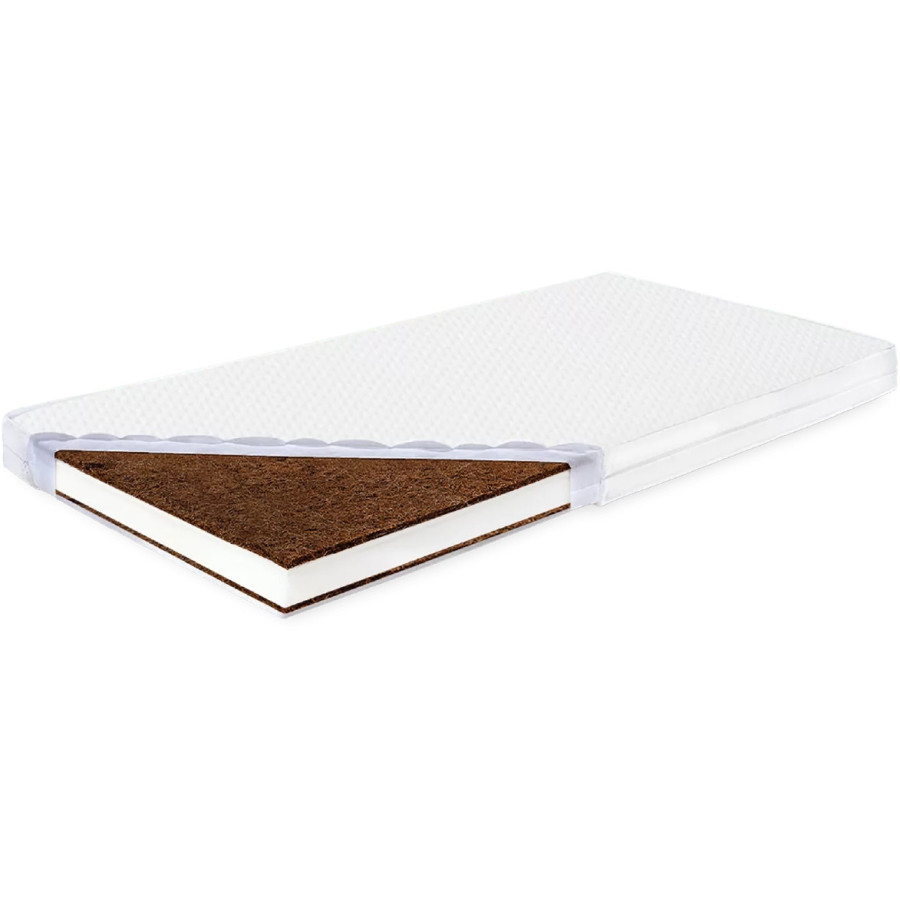 Materac dwustronny 120x60 cm kokos - pianka - kokos / Tapi Materac dwustronny 120x60 cm kokos - pianka - kokos / Tapi