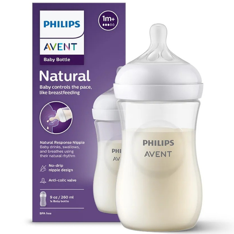 Butelka dla niemowląt responsywna Natural 260 ml / Philips Avent