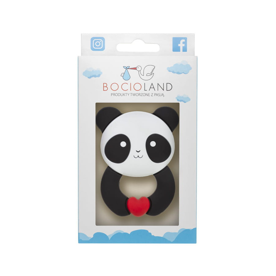 Gryzak silikonowy Panda / Bocioland