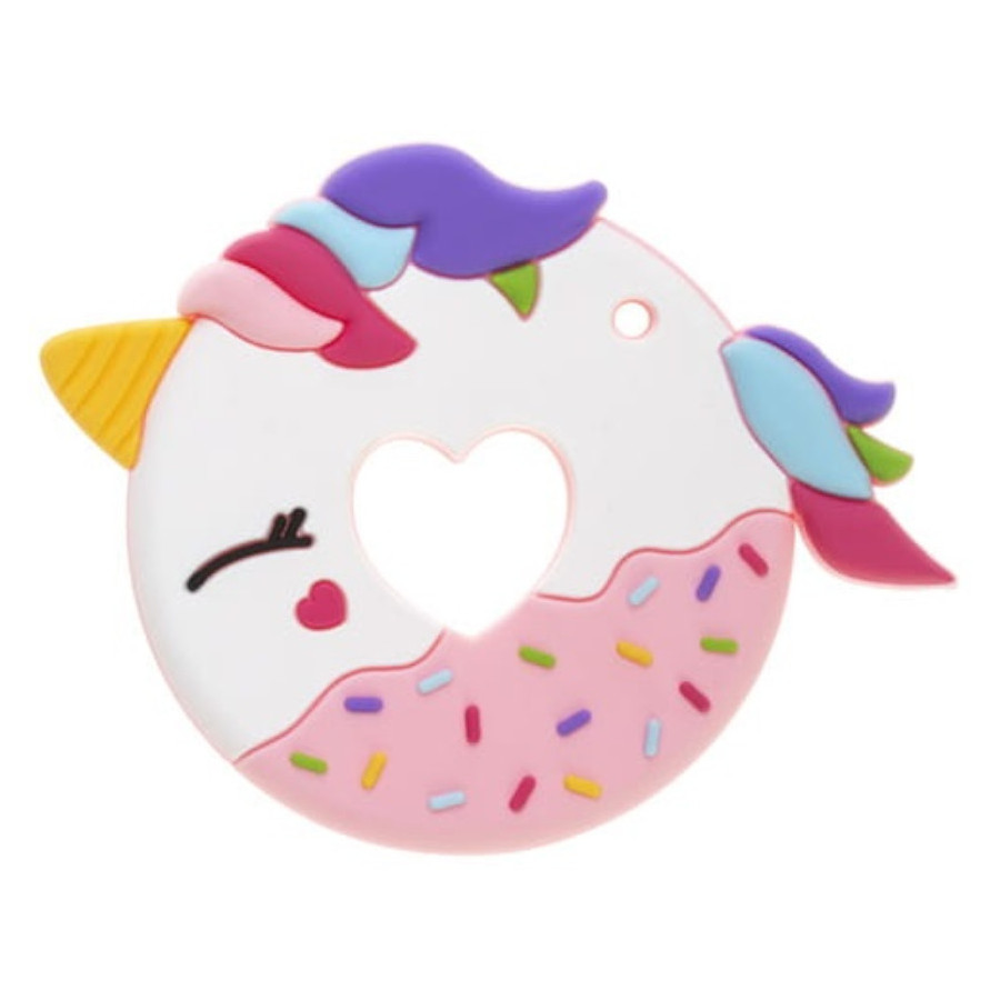 Gryzak silikonowy Donat różowy / Bocioland Gryzak silikonowy Donat różowy / Bocioland