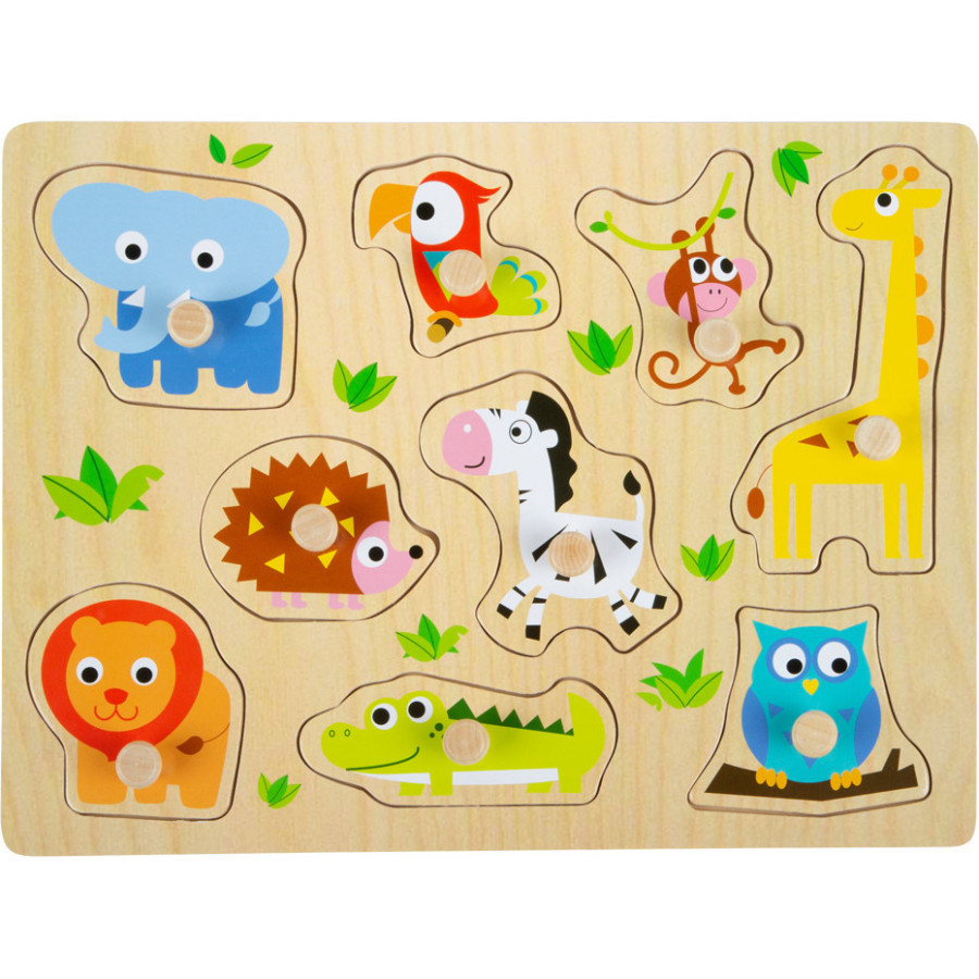 Układanka z pinezkami Małe Safari 9 el. / Small Foot Design Układanka z pinezkami Małe Safari 9 el. / Small Foot Design