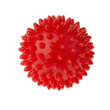 Piłka sensoryczna do masażu i rehabilitacji 6,6 cm Czerwona / Tullo