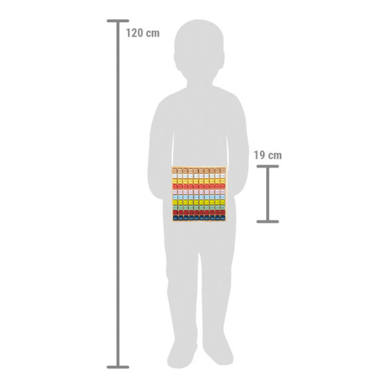 Kolorowa tabliczka mnożenia / Small Foot Design