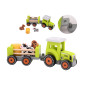 Traktor z przyczepą i zwierzętami / Joueco Traktor z przyczepą i zwierzętami / Joueco
