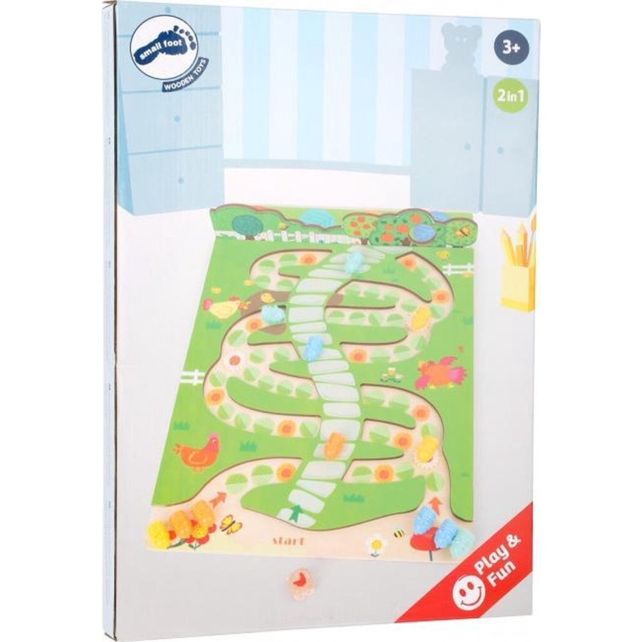 Gra 2w1 Gąsienica + Chińczyk / Small Foot Design