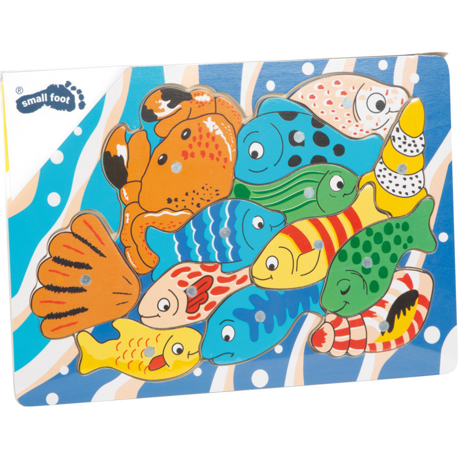Gra puzzle do łowienia rybek / Small Foot Design