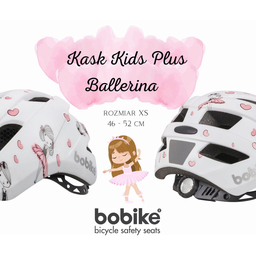 Kask ochronny/rowerowy dla dzieci Kids XS Ballerina / Bobike