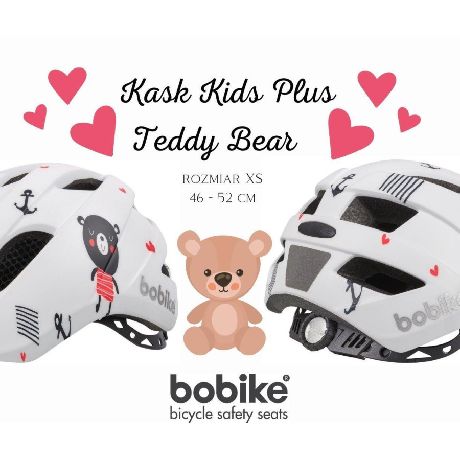 Kask ochronny/rowerowy dla dzieci Kids XS Teddy / Bobike