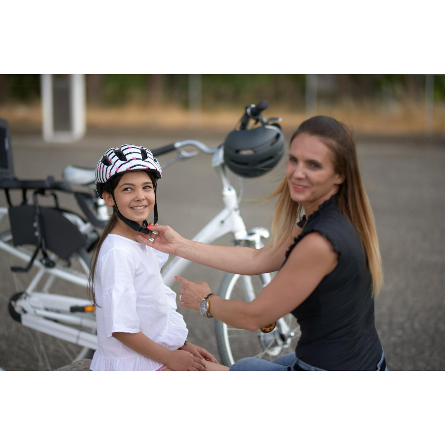 Kask ochronny/rowerowy dla dzieci Kids S Zebra / Bobike