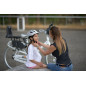 Kask ochronny-rowerowy dla dzieci Kids S Zebra / Bobike Kask ochronny-rowerowy dla dzieci Kids S Zebra / Bobike