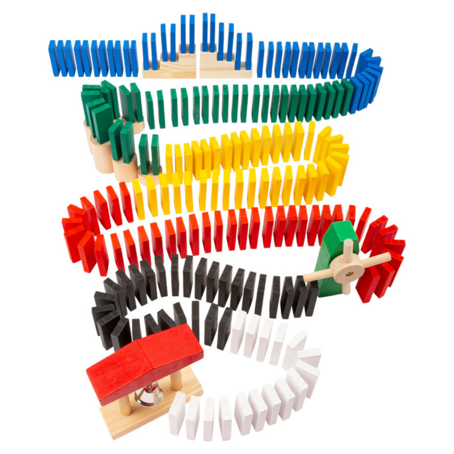 Gra układanka Domino wyścig / Small Foot Design Gra układanka Domino wyścig / Small Foot Design