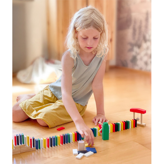 Gra układanka Domino wyścig / Small Foot Design