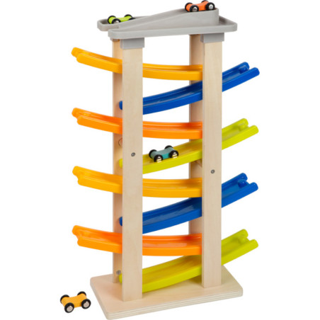 Pionowy tor wyścigowy z parkingiem / Small Foot Design